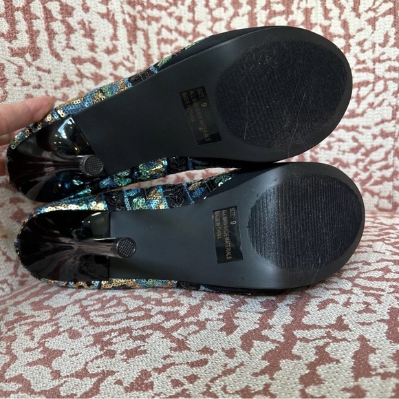 Multi-color Sequin Heels - Picture 8 of 8